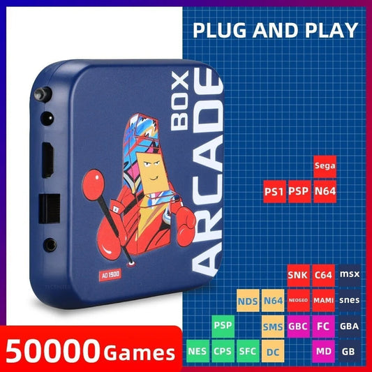 Arcade Box: Consola Retro 4K con +30,000 Juegos